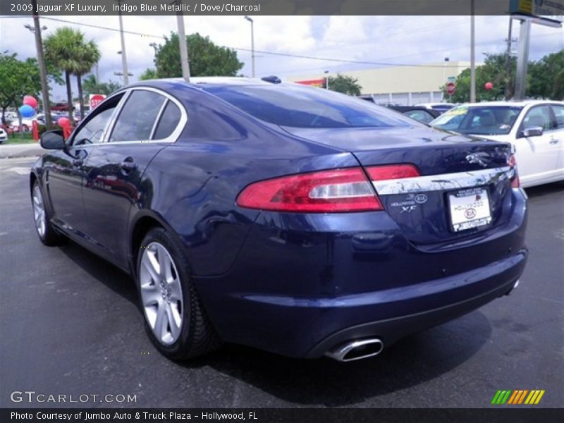 Indigo Blue Metallic / Dove/Charcoal 2009 Jaguar XF Luxury