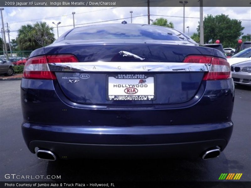 Indigo Blue Metallic / Dove/Charcoal 2009 Jaguar XF Luxury