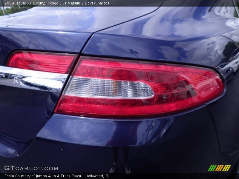 Indigo Blue Metallic / Dove/Charcoal 2009 Jaguar XF Luxury