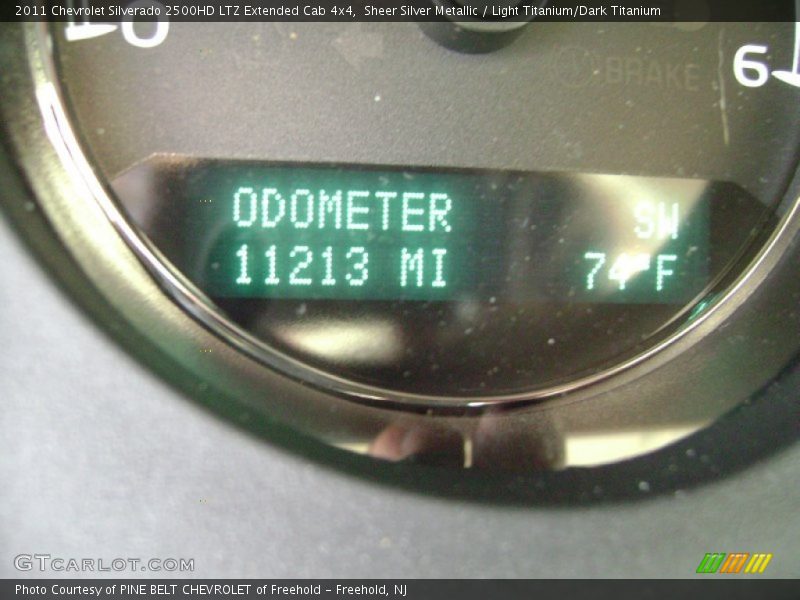 Sheer Silver Metallic / Light Titanium/Dark Titanium 2011 Chevrolet Silverado 2500HD LTZ Extended Cab 4x4