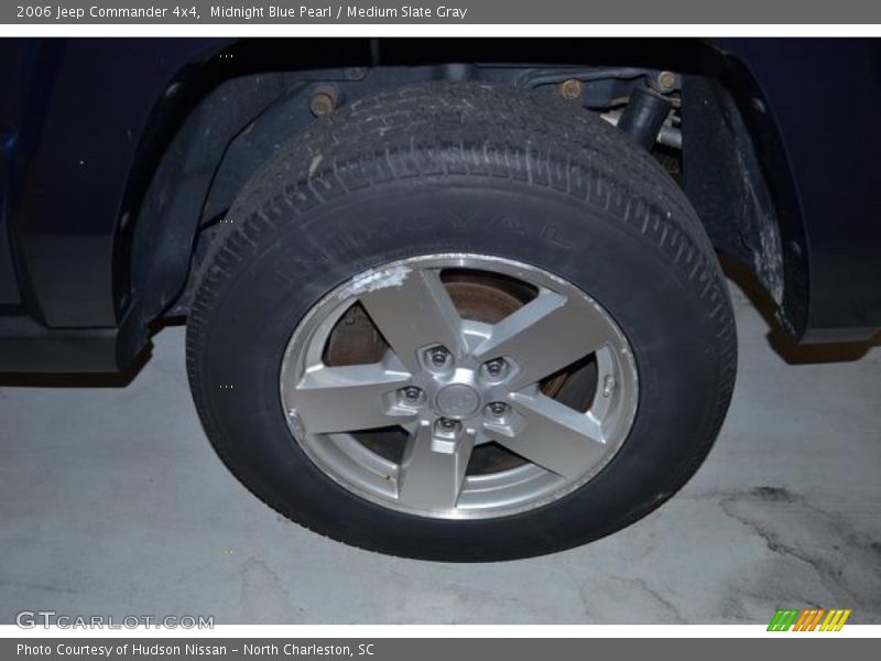 Midnight Blue Pearl / Medium Slate Gray 2006 Jeep Commander 4x4