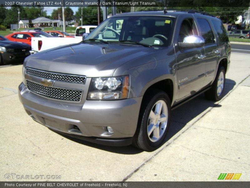 Graystone Metallic / Dark Titanium/Light Titanium 2007 Chevrolet Tahoe LTZ 4x4