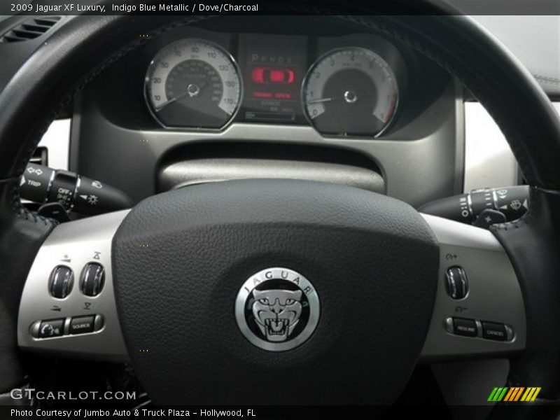 Indigo Blue Metallic / Dove/Charcoal 2009 Jaguar XF Luxury