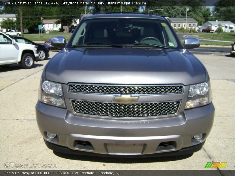 Graystone Metallic / Dark Titanium/Light Titanium 2007 Chevrolet Tahoe LTZ 4x4