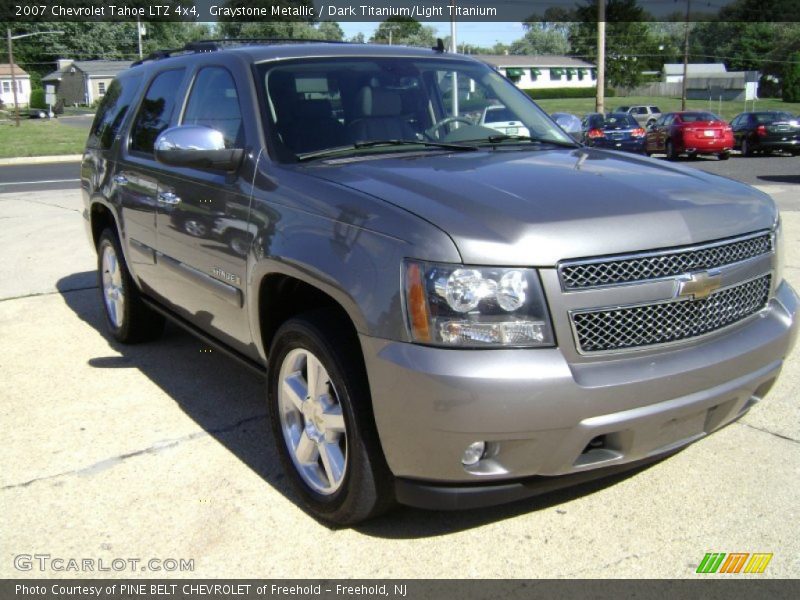 Graystone Metallic / Dark Titanium/Light Titanium 2007 Chevrolet Tahoe LTZ 4x4