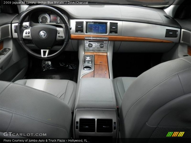 Indigo Blue Metallic / Dove/Charcoal 2009 Jaguar XF Luxury