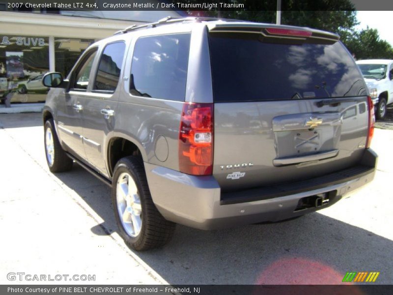 Graystone Metallic / Dark Titanium/Light Titanium 2007 Chevrolet Tahoe LTZ 4x4