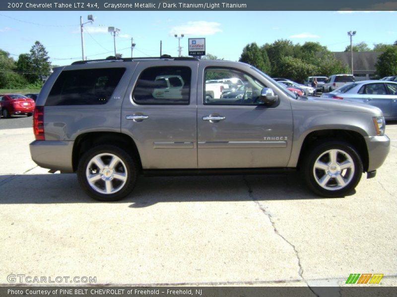 Graystone Metallic / Dark Titanium/Light Titanium 2007 Chevrolet Tahoe LTZ 4x4