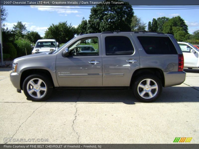 Graystone Metallic / Dark Titanium/Light Titanium 2007 Chevrolet Tahoe LTZ 4x4