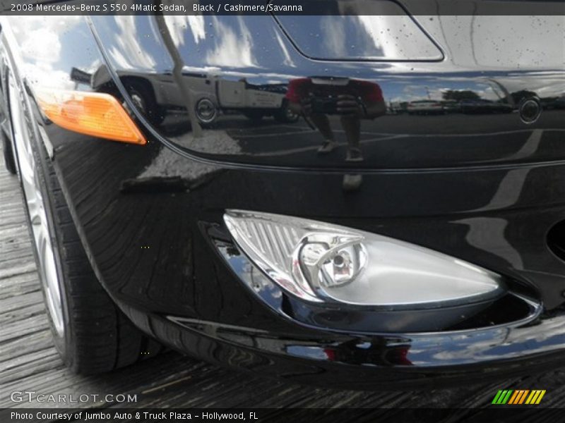 Black / Cashmere/Savanna 2008 Mercedes-Benz S 550 4Matic Sedan
