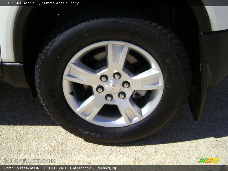 Summit White / Ebony 2012 GMC Acadia SL