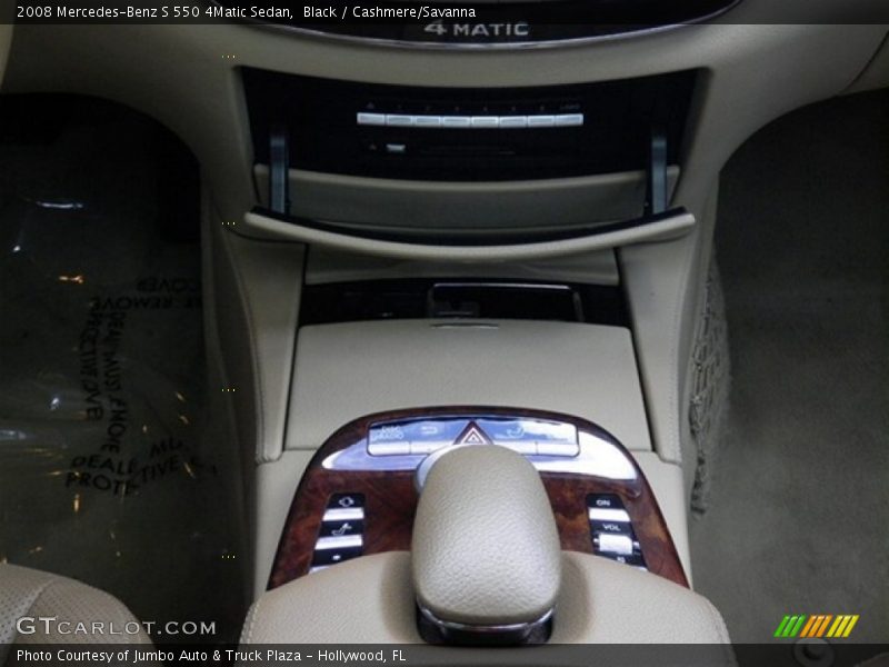 Black / Cashmere/Savanna 2008 Mercedes-Benz S 550 4Matic Sedan