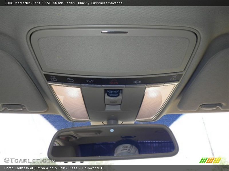 Black / Cashmere/Savanna 2008 Mercedes-Benz S 550 4Matic Sedan