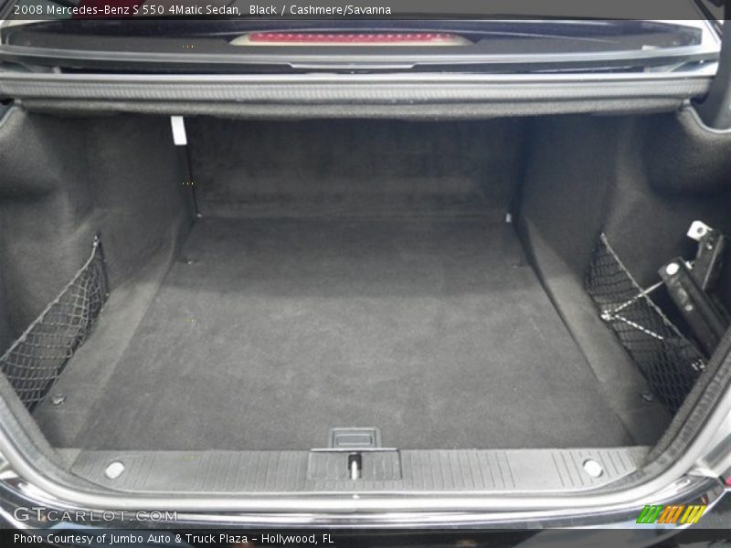 Black / Cashmere/Savanna 2008 Mercedes-Benz S 550 4Matic Sedan
