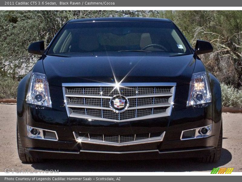 Black Raven / Cashmere/Cocoa 2011 Cadillac CTS 3.6 Sedan