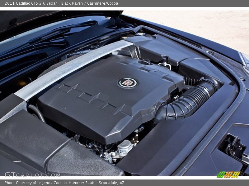 Black Raven / Cashmere/Cocoa 2011 Cadillac CTS 3.6 Sedan
