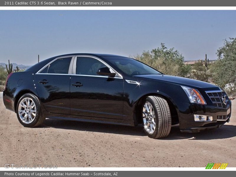 Black Raven / Cashmere/Cocoa 2011 Cadillac CTS 3.6 Sedan