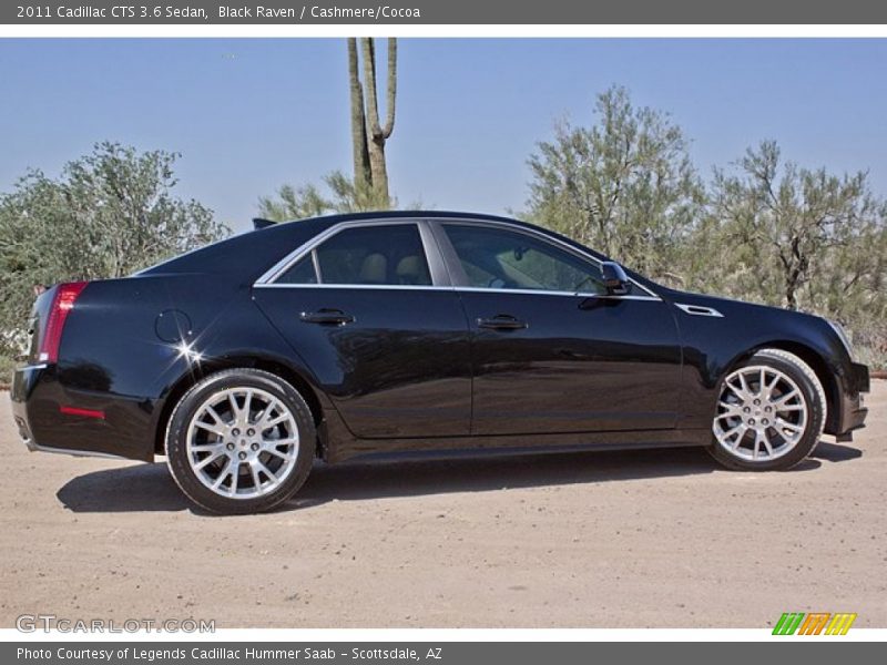 Black Raven / Cashmere/Cocoa 2011 Cadillac CTS 3.6 Sedan
