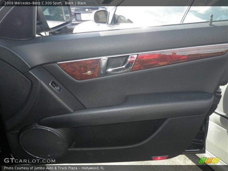 Black / Black 2009 Mercedes-Benz C 300 Sport