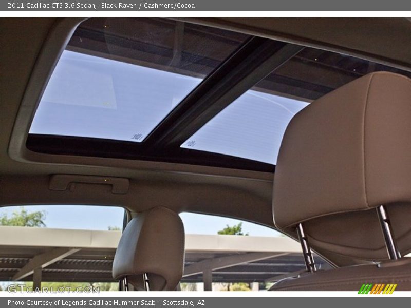Sunroof of 2011 CTS 3.6 Sedan