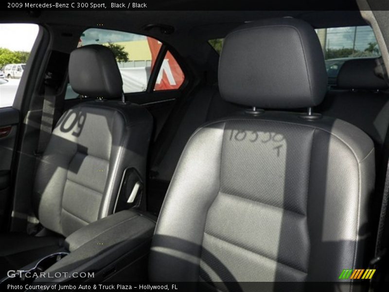Black / Black 2009 Mercedes-Benz C 300 Sport