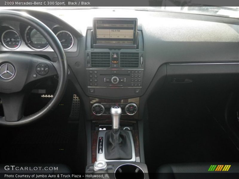 Black / Black 2009 Mercedes-Benz C 300 Sport