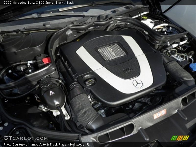 Black / Black 2009 Mercedes-Benz C 300 Sport