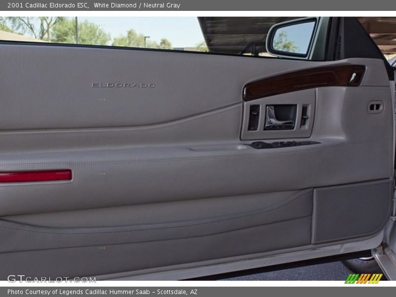 White Diamond / Neutral Gray 2001 Cadillac Eldorado ESC