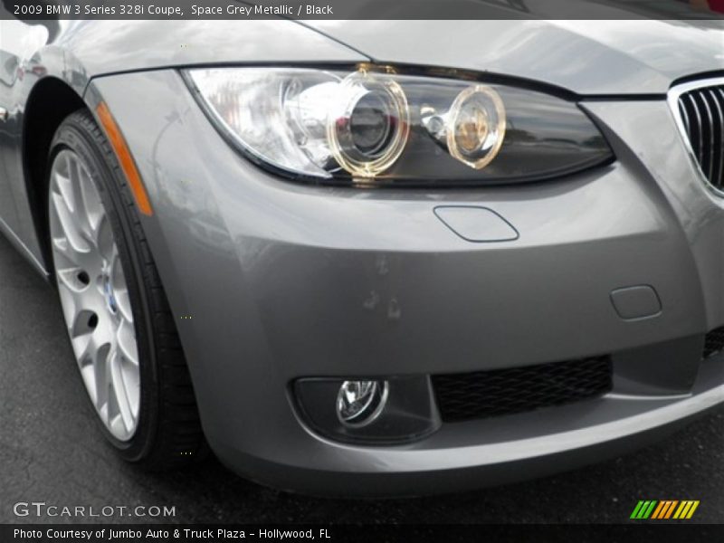 Space Grey Metallic / Black 2009 BMW 3 Series 328i Coupe