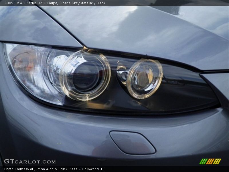 Space Grey Metallic / Black 2009 BMW 3 Series 328i Coupe