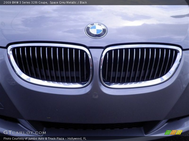Space Grey Metallic / Black 2009 BMW 3 Series 328i Coupe