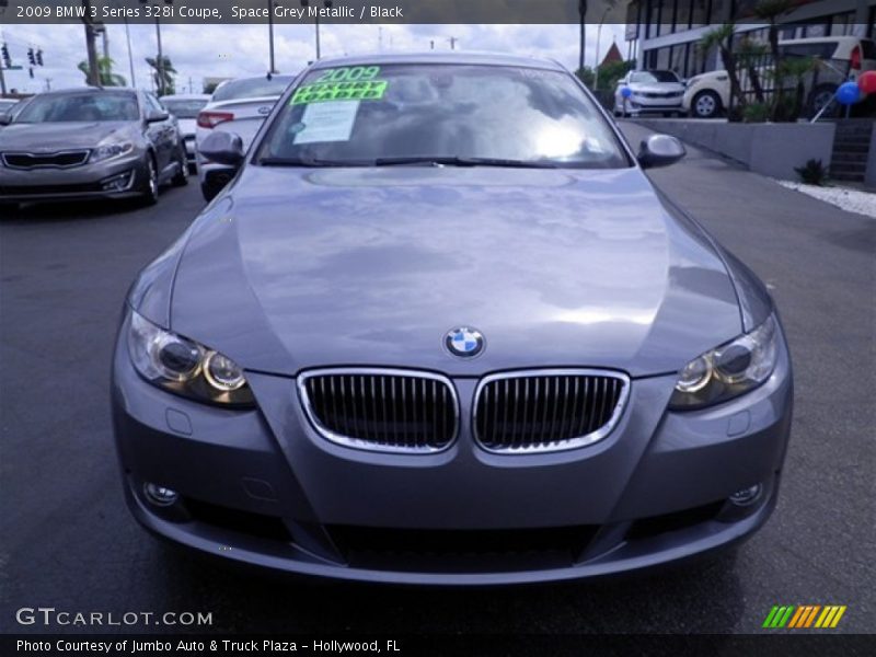 Space Grey Metallic / Black 2009 BMW 3 Series 328i Coupe