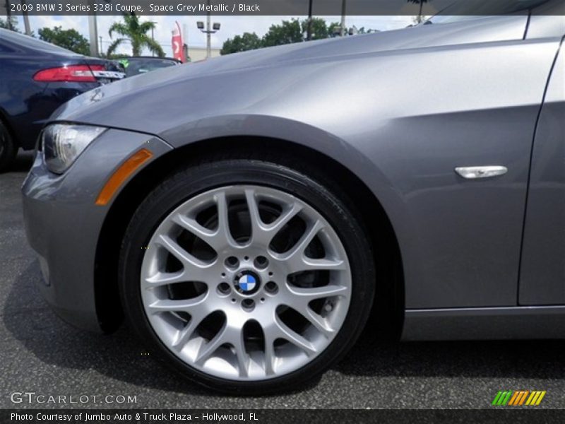 Space Grey Metallic / Black 2009 BMW 3 Series 328i Coupe