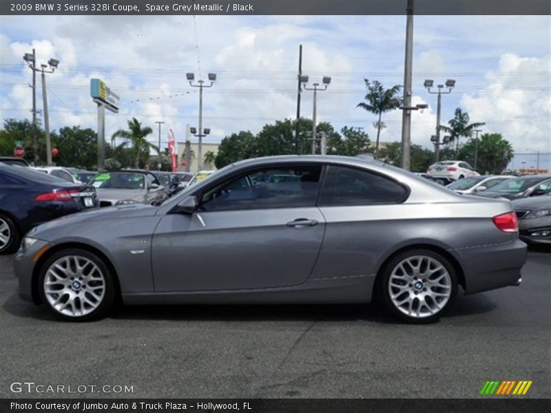 Space Grey Metallic / Black 2009 BMW 3 Series 328i Coupe