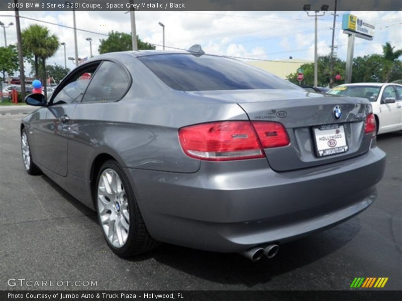 Space Grey Metallic / Black 2009 BMW 3 Series 328i Coupe
