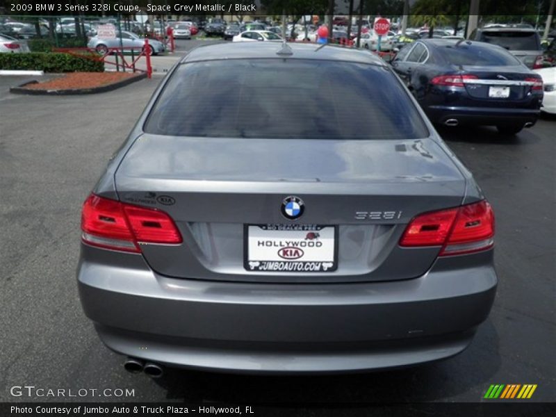 Space Grey Metallic / Black 2009 BMW 3 Series 328i Coupe