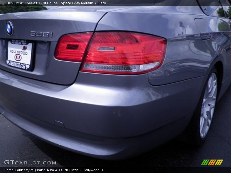 Space Grey Metallic / Black 2009 BMW 3 Series 328i Coupe