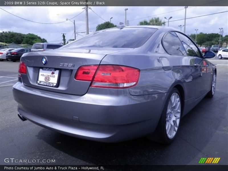 Space Grey Metallic / Black 2009 BMW 3 Series 328i Coupe