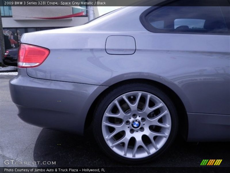 Space Grey Metallic / Black 2009 BMW 3 Series 328i Coupe