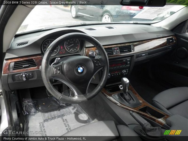 Space Grey Metallic / Black 2009 BMW 3 Series 328i Coupe
