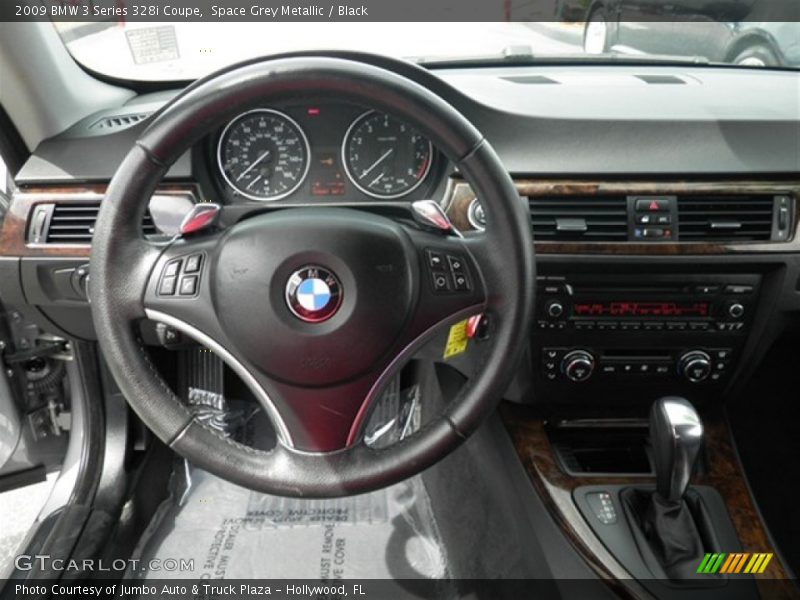 Space Grey Metallic / Black 2009 BMW 3 Series 328i Coupe