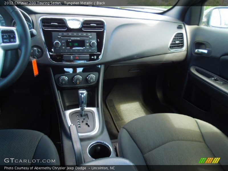 Tungsten Metallic / Black 2012 Chrysler 200 Touring Sedan