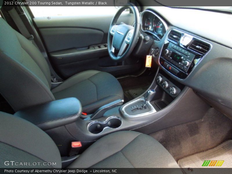 Tungsten Metallic / Black 2012 Chrysler 200 Touring Sedan