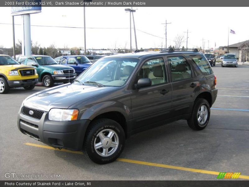 Dark Shadow Grey Metallic / Medium Dark Pebble 2003 Ford Escape XLS V6