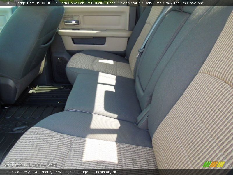 Bright Silver Metallic / Dark Slate Gray/Medium Graystone 2011 Dodge Ram 3500 HD Big Horn Crew Cab 4x4 Dually