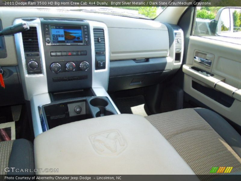 Bright Silver Metallic / Dark Slate Gray/Medium Graystone 2011 Dodge Ram 3500 HD Big Horn Crew Cab 4x4 Dually
