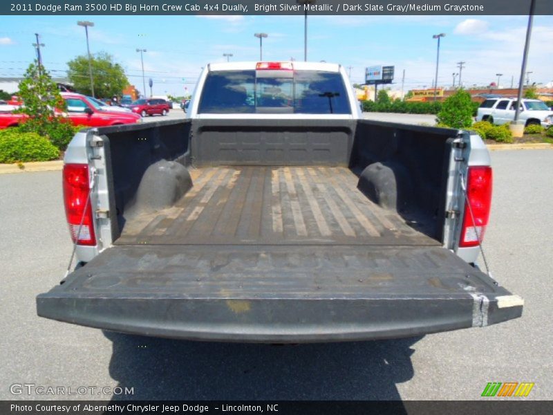 Bright Silver Metallic / Dark Slate Gray/Medium Graystone 2011 Dodge Ram 3500 HD Big Horn Crew Cab 4x4 Dually