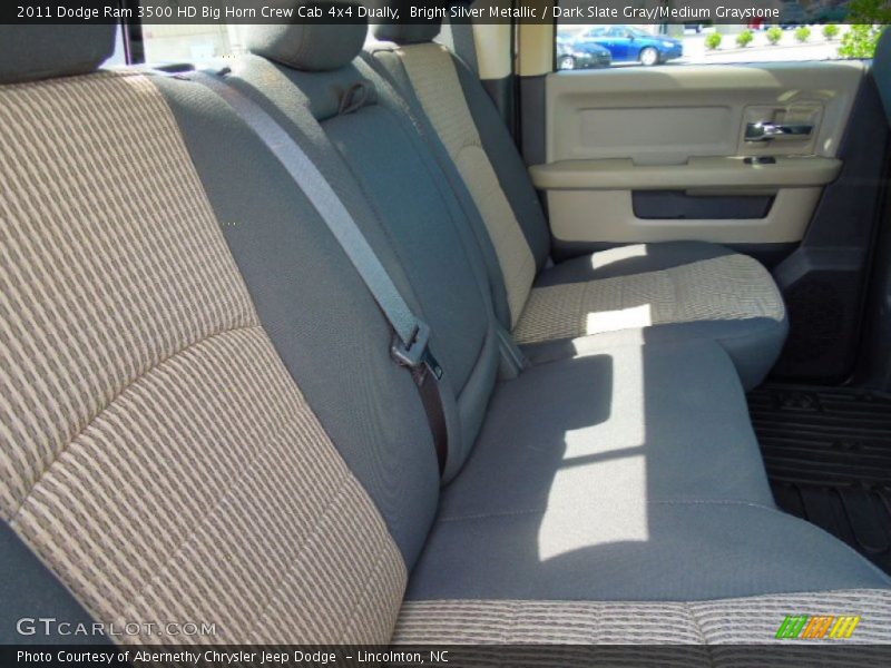 Bright Silver Metallic / Dark Slate Gray/Medium Graystone 2011 Dodge Ram 3500 HD Big Horn Crew Cab 4x4 Dually