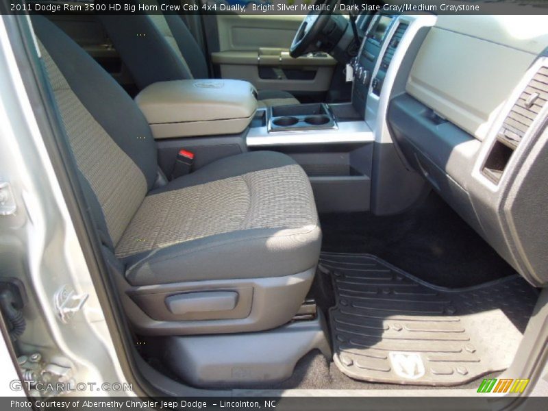 Bright Silver Metallic / Dark Slate Gray/Medium Graystone 2011 Dodge Ram 3500 HD Big Horn Crew Cab 4x4 Dually