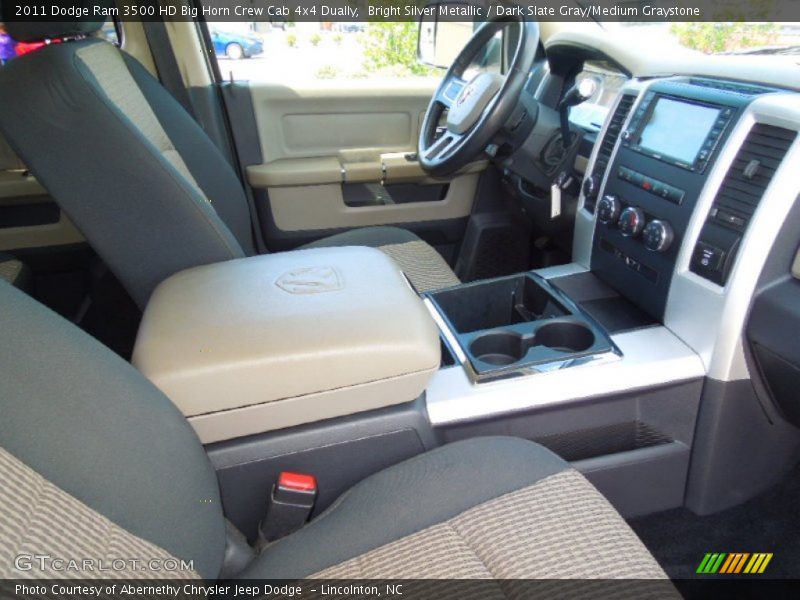 Bright Silver Metallic / Dark Slate Gray/Medium Graystone 2011 Dodge Ram 3500 HD Big Horn Crew Cab 4x4 Dually